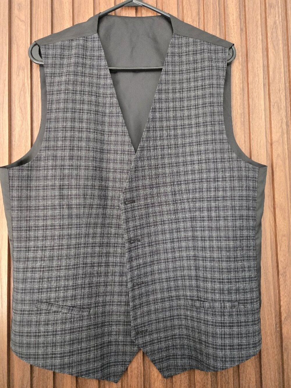 Black and Silver adjustable Vest 42R